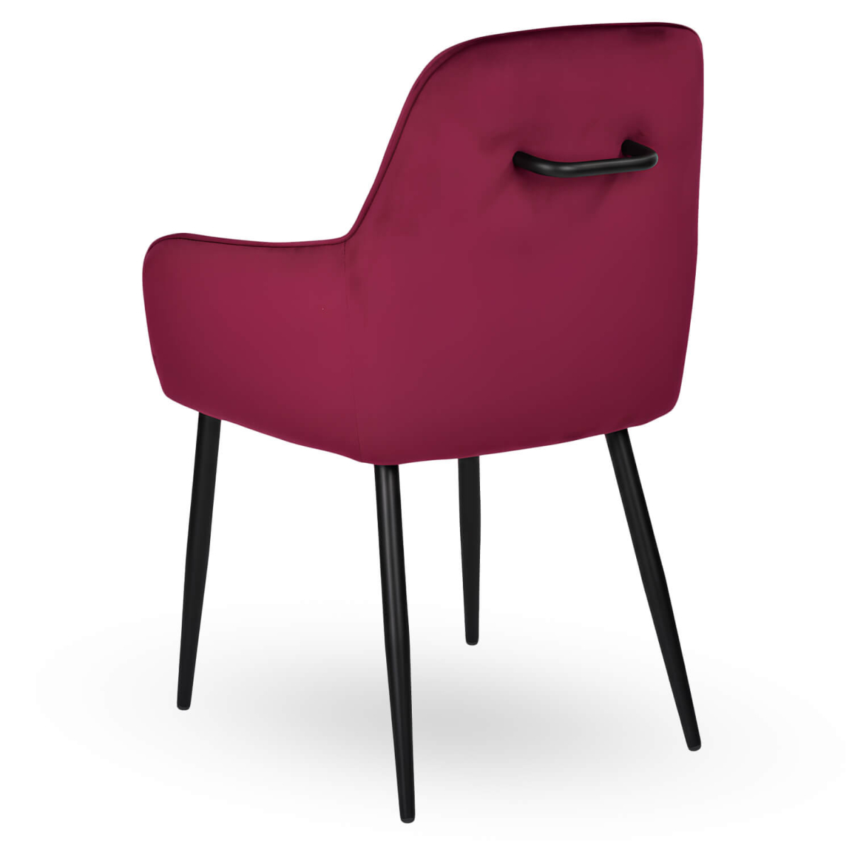 Horeca-Armstoel-LUXOR-Bordeaux-Velvet-Fluweel-ZA