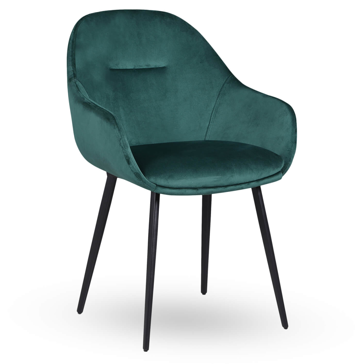 Horeca-Armstoel-OSLO-Groen-Velvet-Fluweel