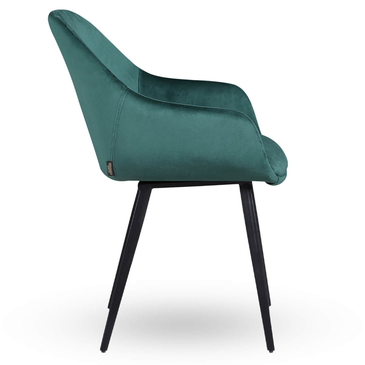 Horeca-Armstoel-OSLO-Groen-Velvet-Fluweel-Z