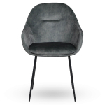Horeca-Armstoel-OSLO-Olijf-Velvet-Fluweel-V