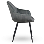Horeca-Armstoel-OSLO-Olijf-Velvet-Fluweel-Z