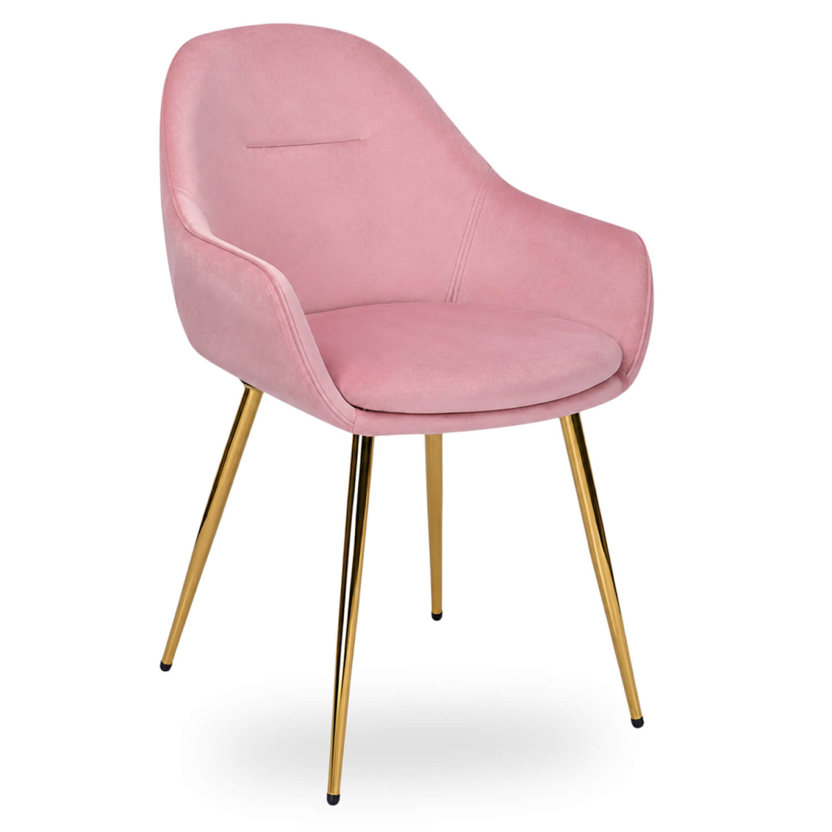 Horeca-Armstoel-OSLO-Oud-Roze-Velvet-Fluweel