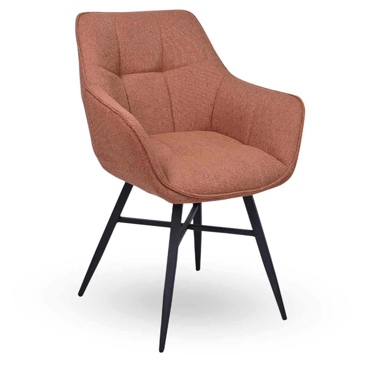 Horeca-Armstoel-ROCCA-Roest-Vintage-Stof Horeca-Armstoel-ROCCA-Roest-Vintage-Stof