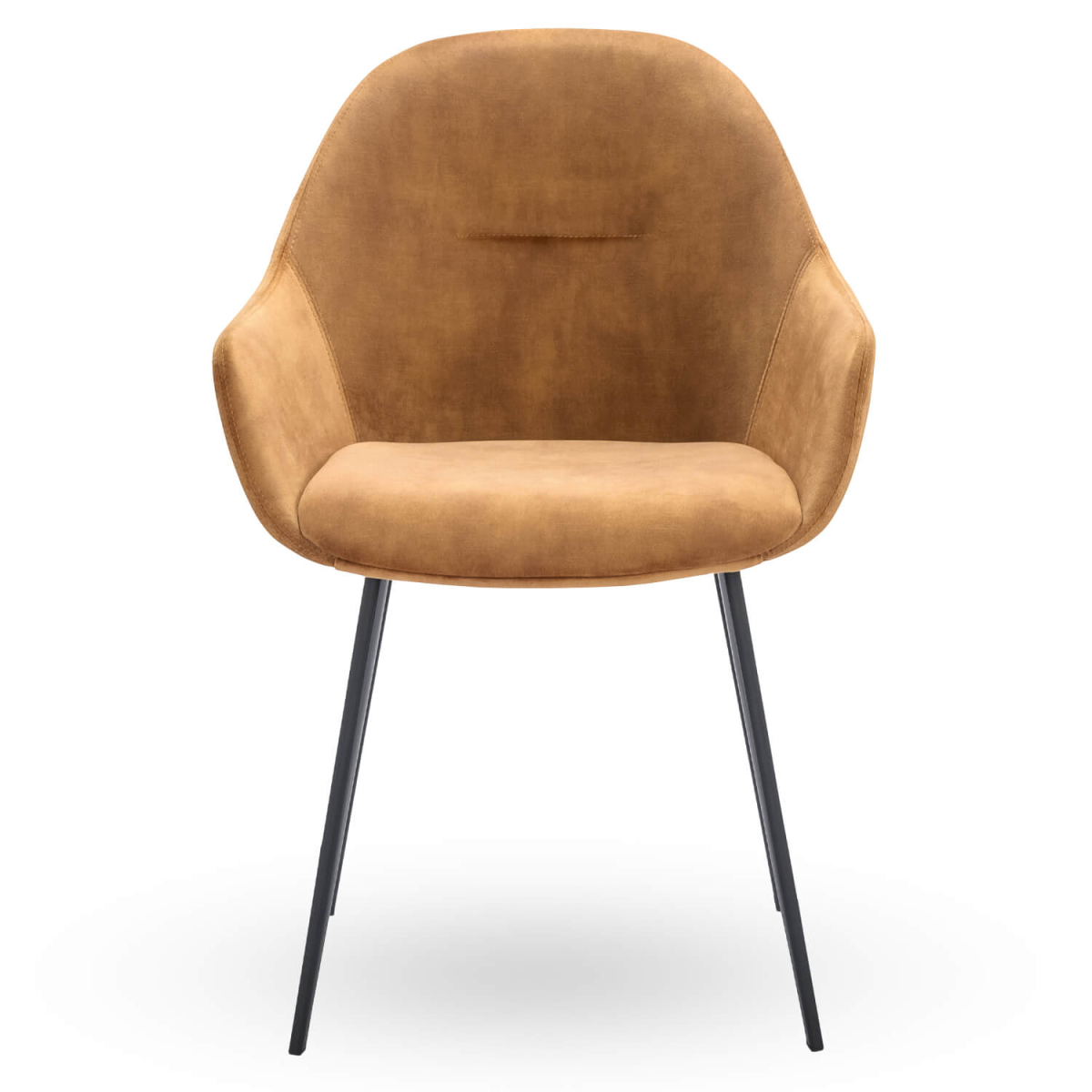 Horeca-Armstoel-TERA-Cognac-Velvet-Fluweel-V