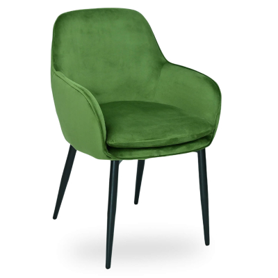 Horeca-Armstoel-Velvet-Fluweel-Malmo-Olijf-1