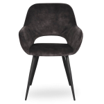 Horeca-Armstoel-Velvet-Fluwelen-Flore-Antraciet-V