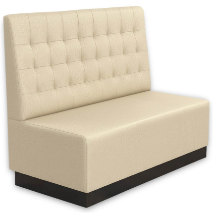 Horeca-Eetbank-NAPOLI-Creme-Stof-140-cm