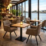 Horeca-Fauteuil-KATE-Stone-Microvezel