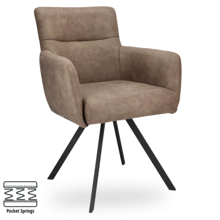 Horeca-Fauteuil-KATE-Stone-Microvezel
