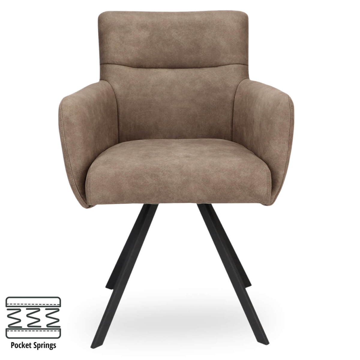 Horeca-Fauteuil-KATE-Stone-Microvezel-V