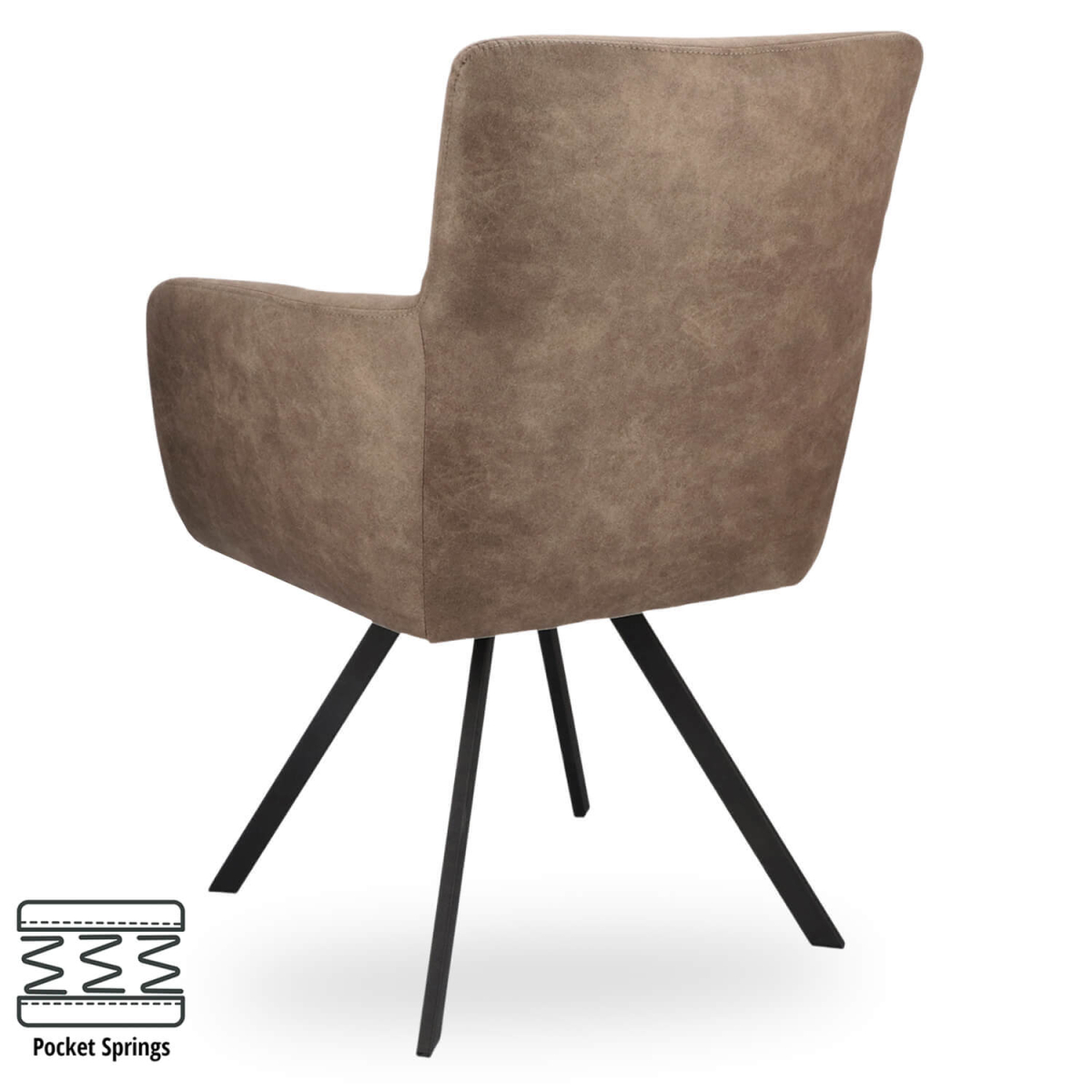 Horeca-Fauteuil-KATE-Stone-Microvezel-ZA