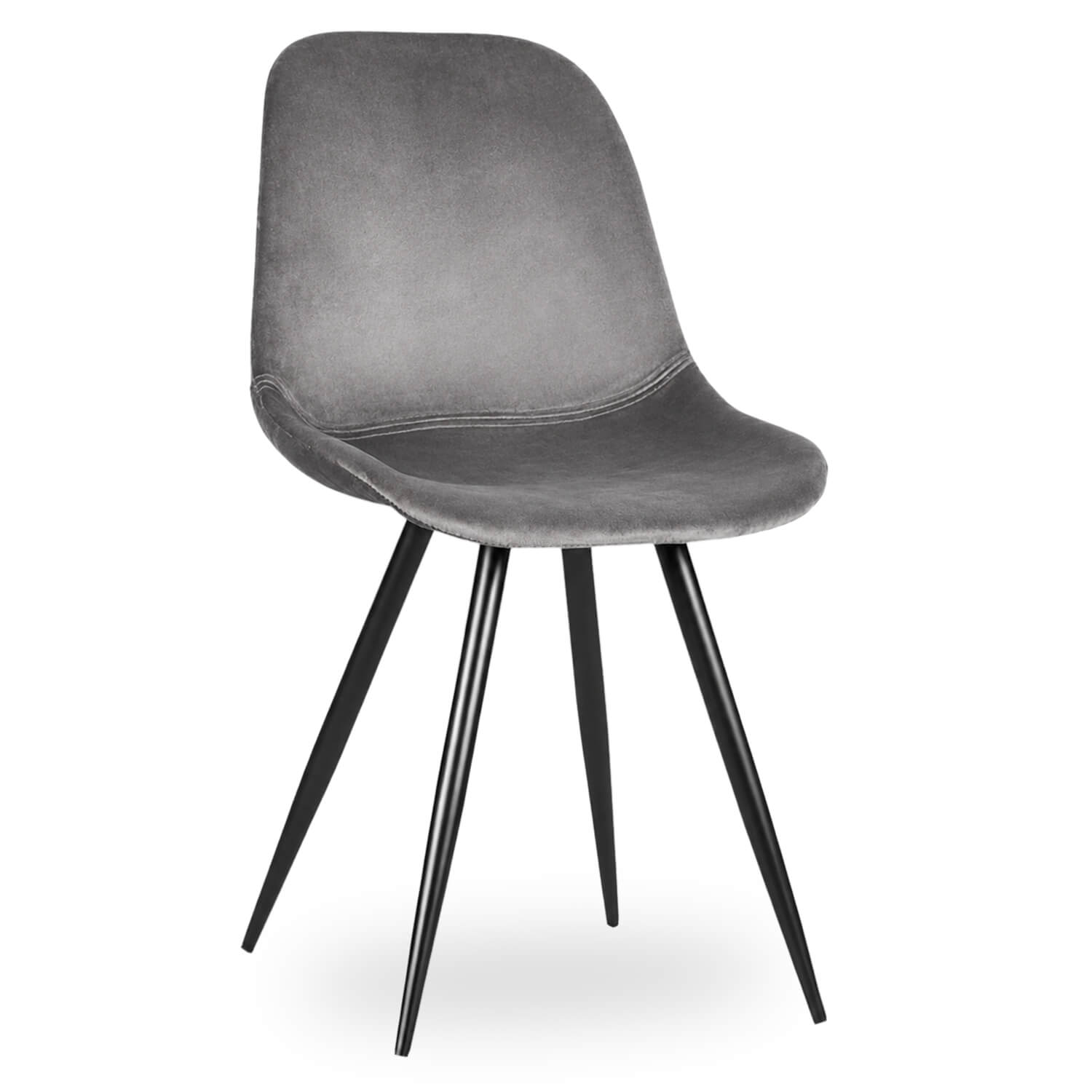 Horeca-Stoel-CARA-Grijs-VelvetFluweel