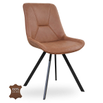 Horeca-Stoel-CARMEN-Camel-Kunstleer