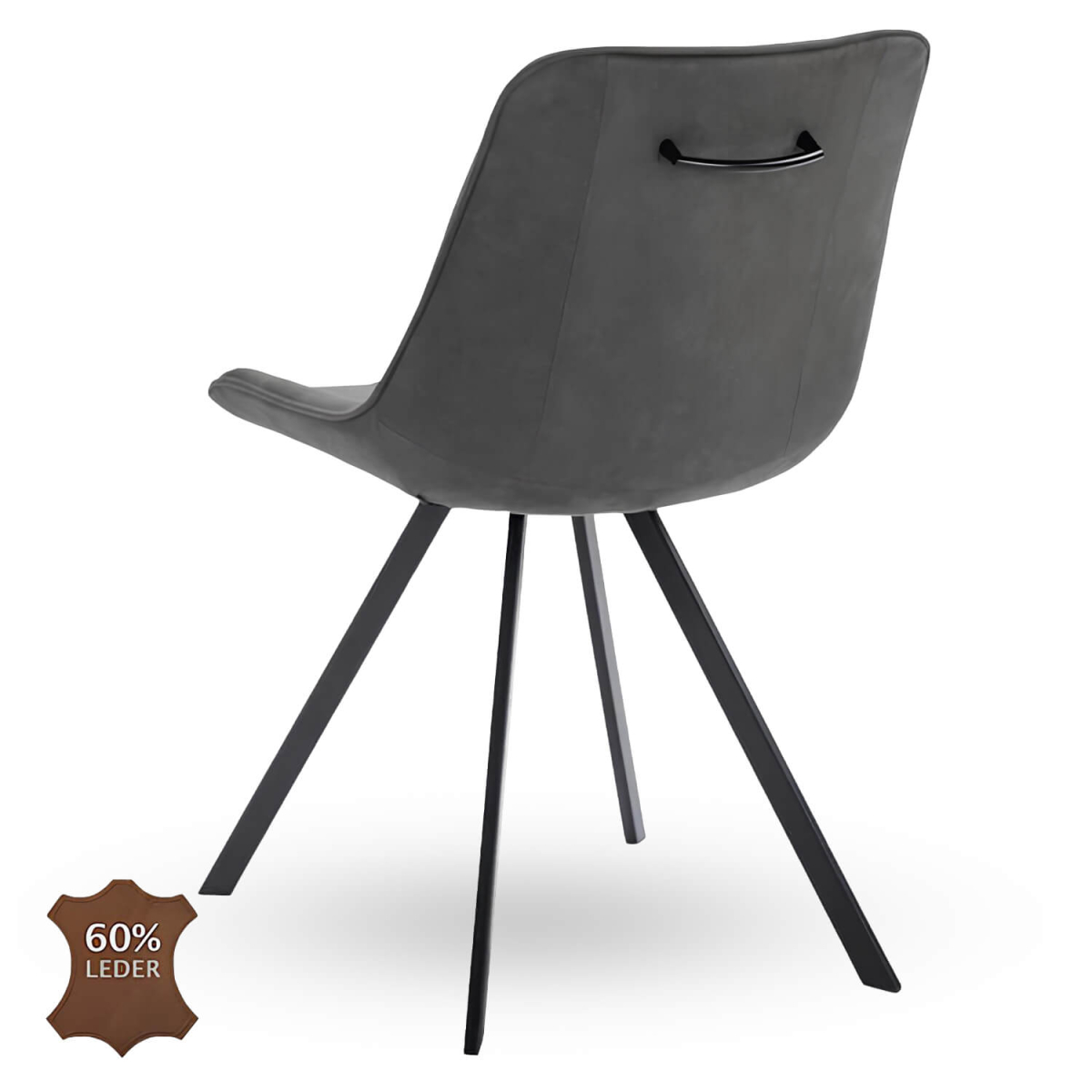 Horeca-Stoel-CARMEN-Graphite-Vintage-Kunstleer-A