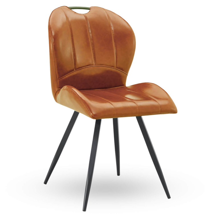 Horeca-Stoel-ELITE-Cognac-Kunstleer-Anlı