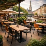 Horeca-Stoel-GUSTO-zwart-Kunstleer-model-1