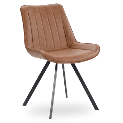 Horeca-Stoel-HERCULES-Mocca-Kunstleer