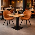 Horeca-Stoel-MAGIC-cognac-Microvezel