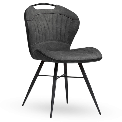 Horeca-Stoel-SPLASH-Antraciet-Vintage-Microvezel