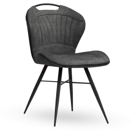 Horeca-Stoel-SPLASH-Antraciet-Vintage-Microvezel