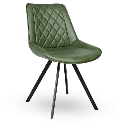 Horeca-Stoel-TES-DIAMOND-Olijf-Vintage-Kunstleer