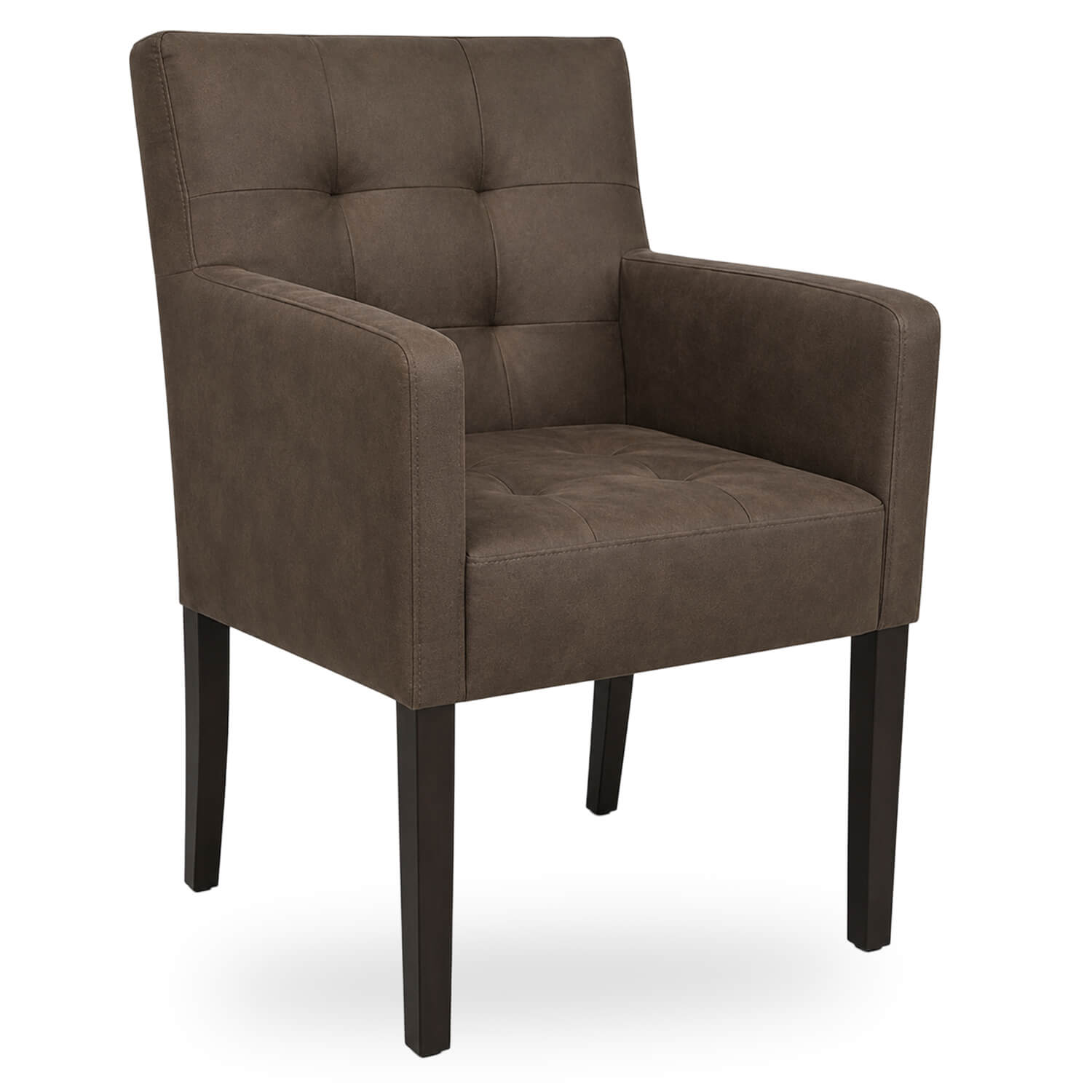 Horeca-Armstoel-DEX-Bruin-Microvezel