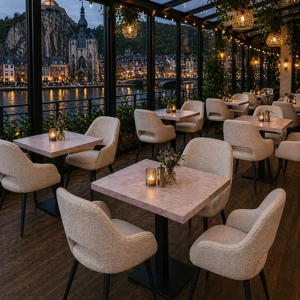 Horeca-Armstoel-FLORE-naturel-boucle