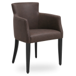 Horeca-Armstoel-OMEGA-Bruin-Microvezel