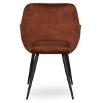 Horeca-Armstoel-Velvet-Fluwelen-Flore-Roest-A