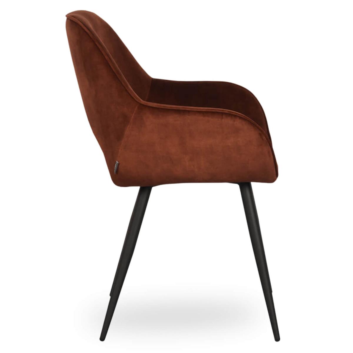 Horeca-Armstoel-Velvet-Fluwelen-Flore-Roest-Z