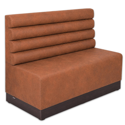 Horeca-Eetbank-IBIZA-Cognac-Microvezel-120