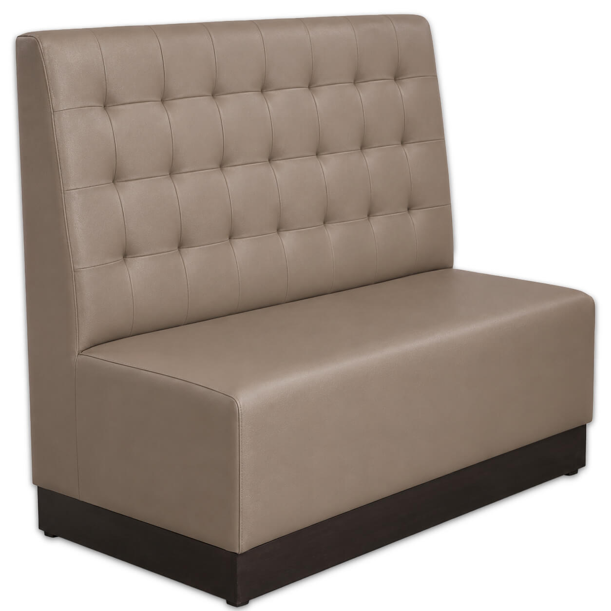 Horeca-Eetbank-NAPOLI-Taupe-Kunstleer-140