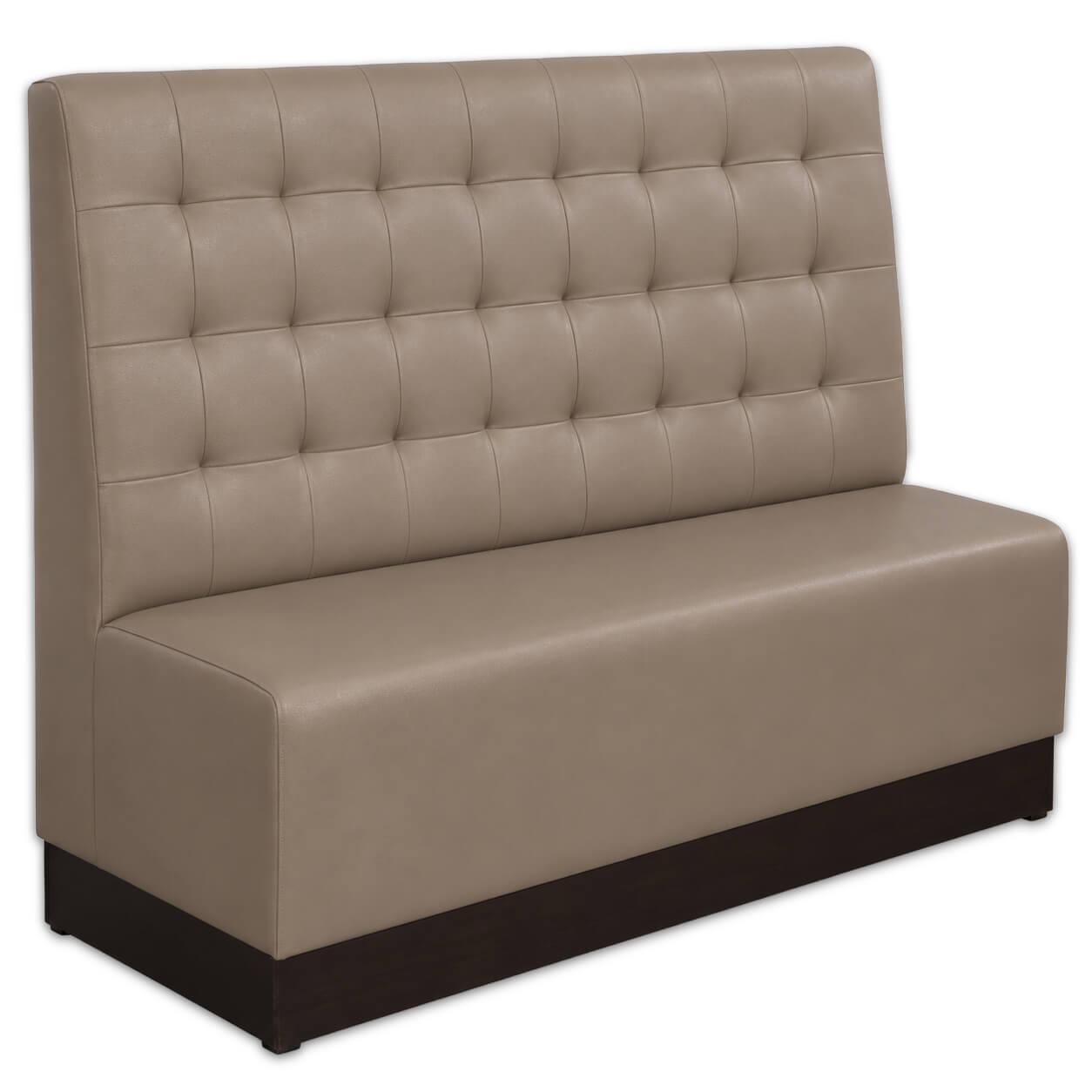 Horeca-Eetbank-NAPOLI-Taupe-Kunstleer-150