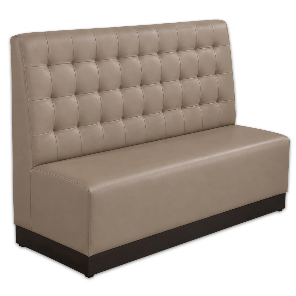 Horeca-Eetbank-NAPOLI-Taupe-Kunstleer-180
