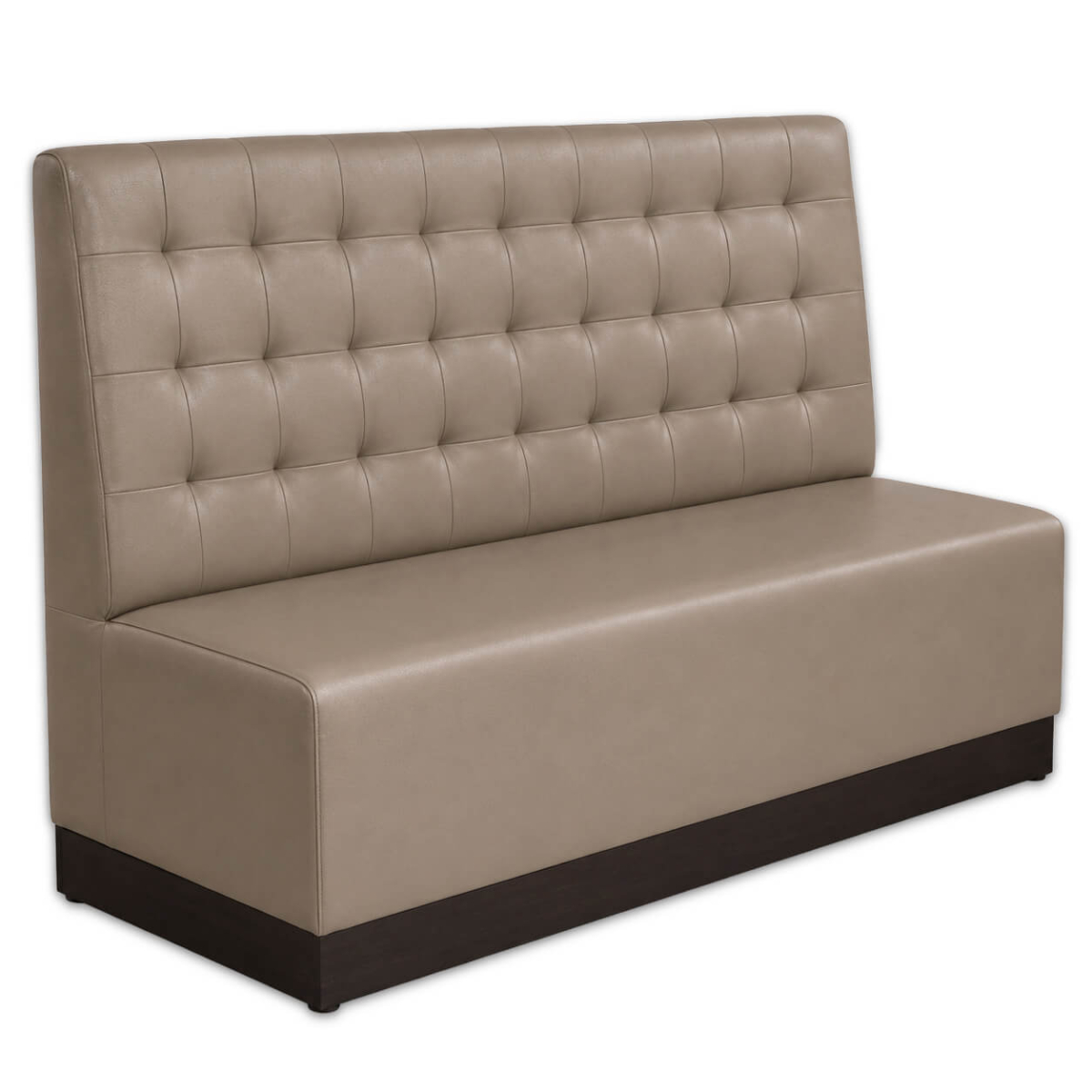 Horeca-Eetbank-NAPOLI-Taupe-Kunstleer-200