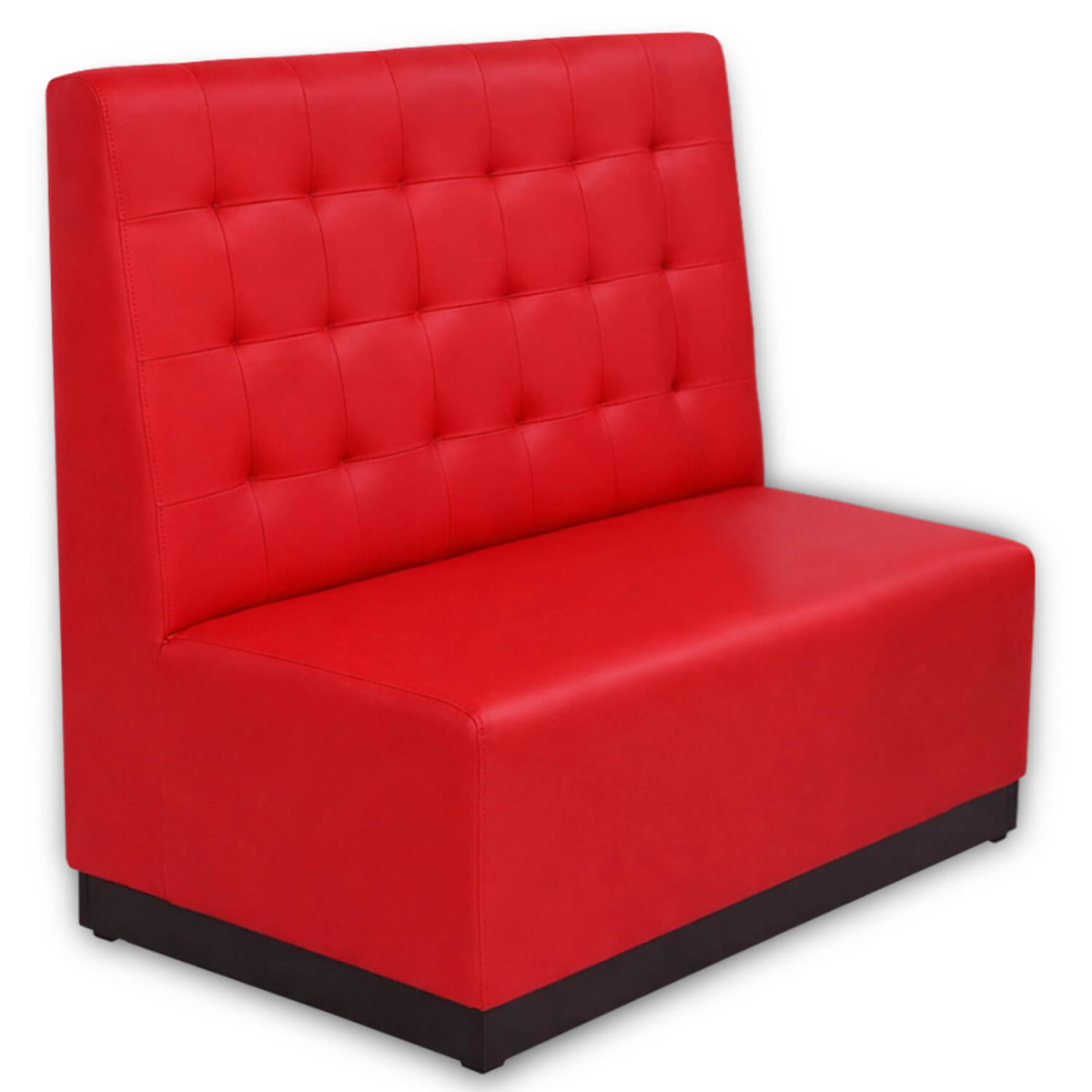 Horeca-Eetbank-Napoli-Kunstleer-Rood-120-cm Horeca-Eetbank-Napoli-Kunstleer-Rood-120-cm