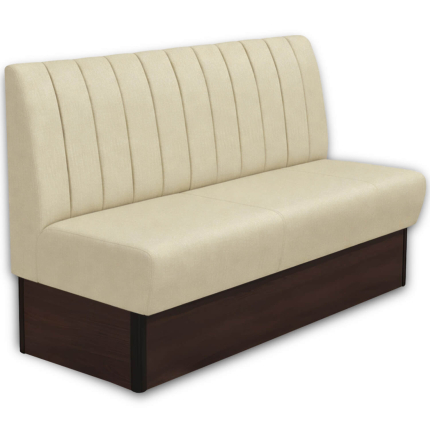 Horeca-Eetbank-SAFRAN-Creme-Stof-160-cm