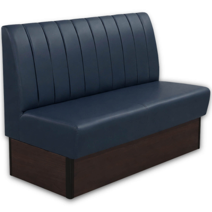 Horeca-Eetbank-SAFRAN-Donkerblauw-Kunstleer-150