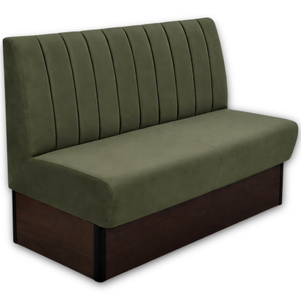 Horeca-Eetbank-Safran-Velvet-Fluweel-Groen-150-cm