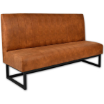 Horeca-Eetbank-VESLA-Cognac-Vintage-Microvezel-180-cm