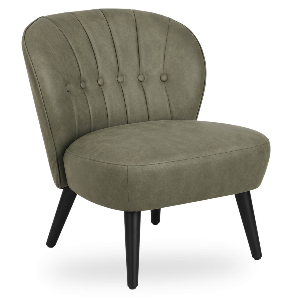 Horeca-Fauteuil-Lounge-Stoel-BELLINI-Olijf-Microvezel Horeca-Fauteuil-Lounge-Stoel-BELLINI-Olijf-Microvezel