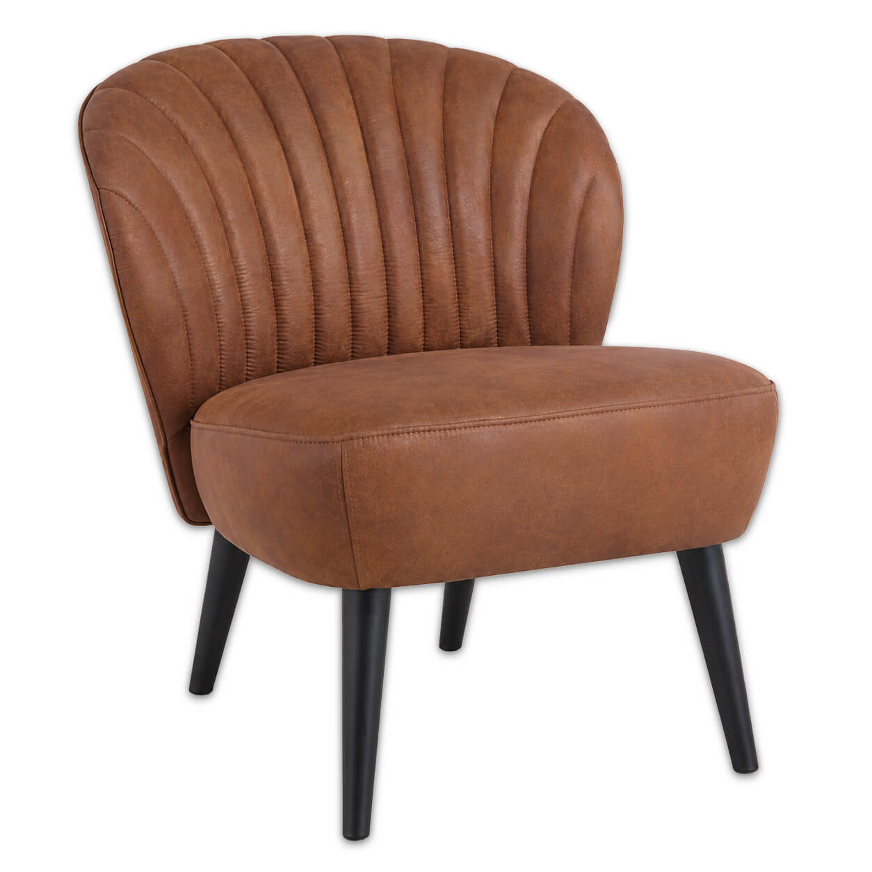 Horeca-Fauteuil-Lounge-Stoel-BOREAS-Cognac-Microvezel