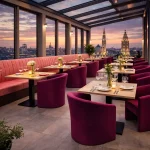 Horeca-Fauteuil-PRAG-paars-velvet-fluweel