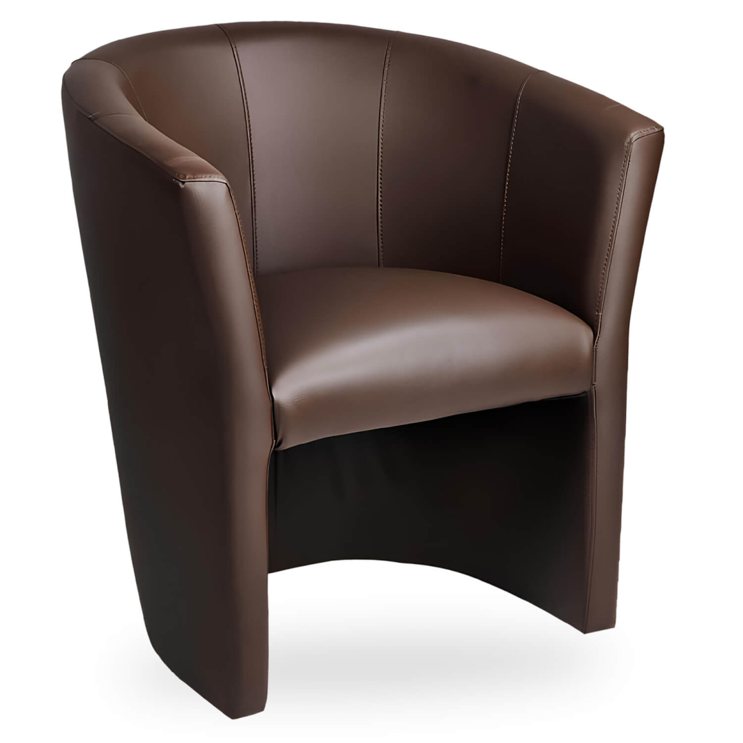 Horeca-Fauteuil-Prag-Bruin
