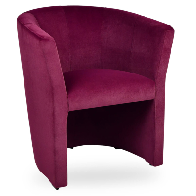 Horeca-Fauteuil-Velvet-Fluweel-Prag-Paars
