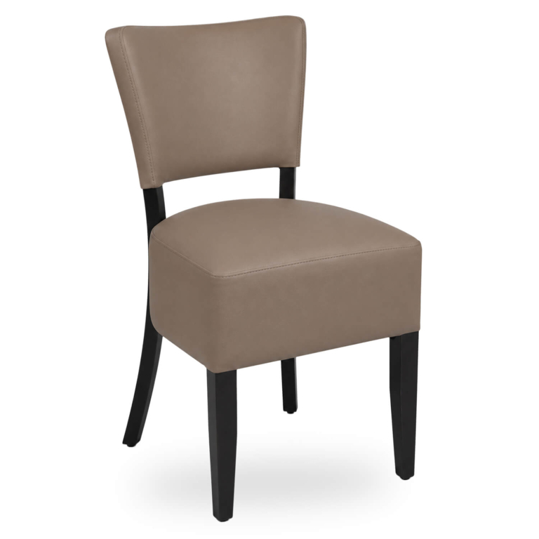 Horeca-Stoel-MEGAN -Taupe-Kunstleer