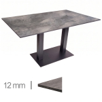 Table Pour Terrasse de Restaurant - Tavolux Beton - 70x120 cm