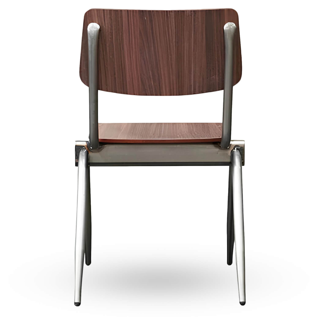 Stapelbare-Schoolstoel-OXFORD-Donkerbruin-Hout-A