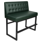 Horeca-Eetbank-ALASKA-Donkergroen-Kunstleer-120