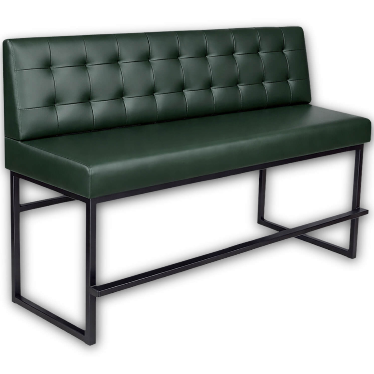 Horeca-Eetbank-ALASKA-Donkergroen-Kunstleer-150